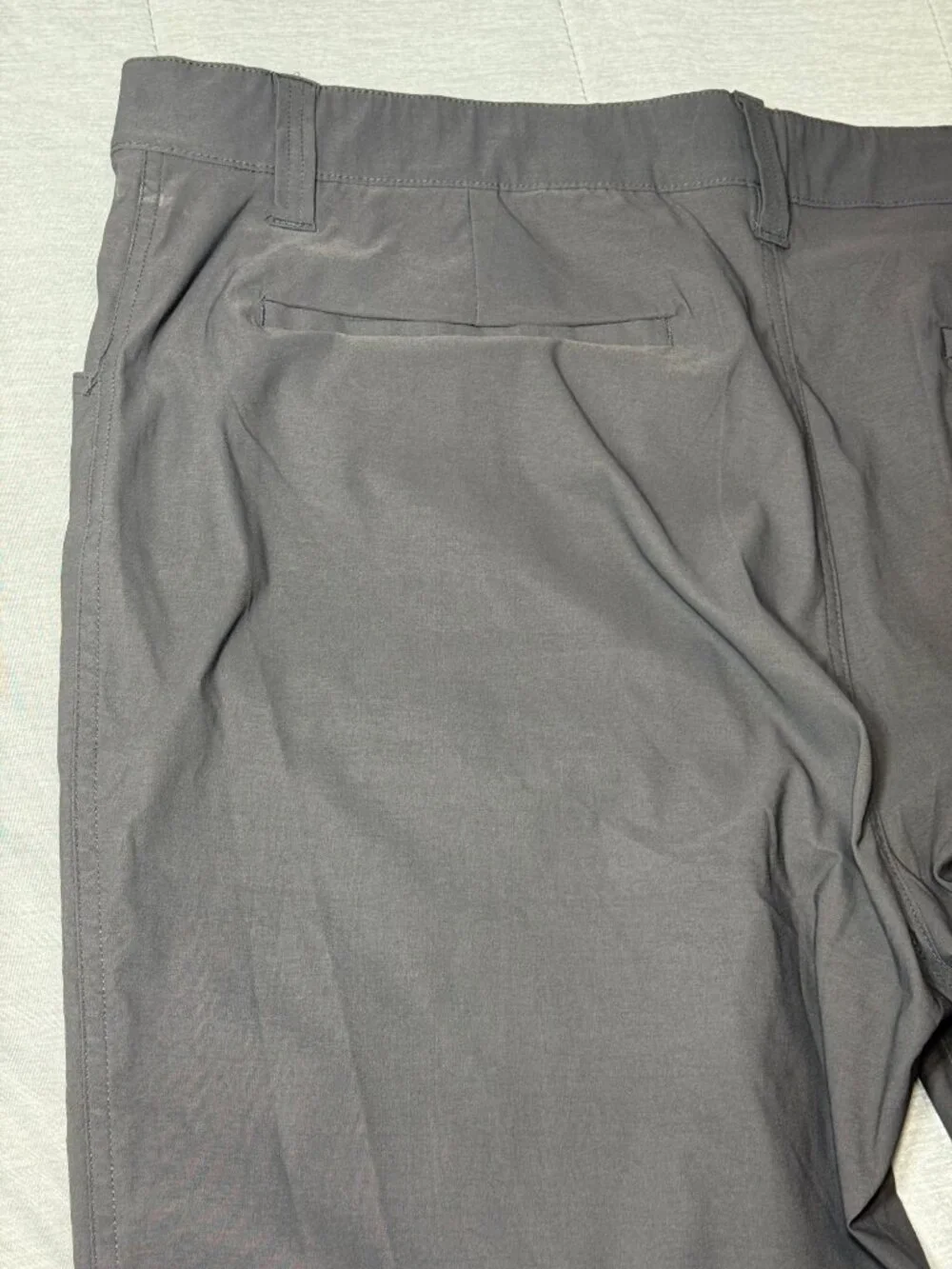 Orvis Trek Pant Mens 40x30 Forged Iron Eco Water-Repellent Stretch Nylon Spandex